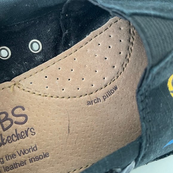 Bob's from Skechers Water Polo Canvas Loafer Wearable Art Painted Drawstring - Picture 7 of 8